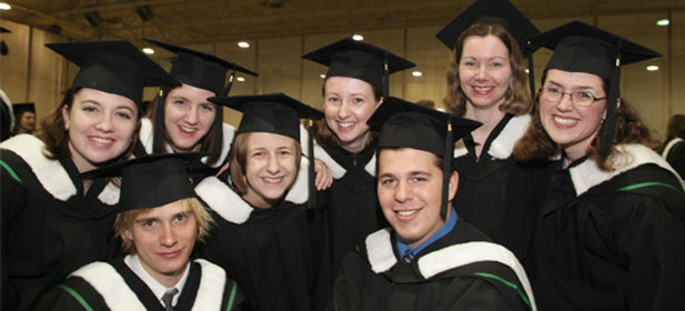 University of Manitoba graduates at the convocation ceremony.