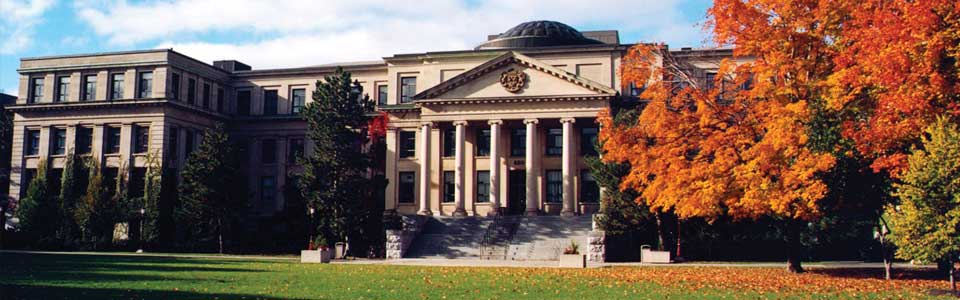 University of Ottawa campus: historic Tabaret Hall.