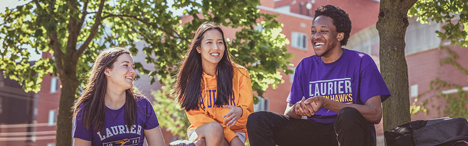 Wilfrid Laurier University - Students on campus
